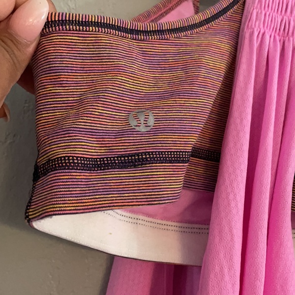 Lululemon Tuck me in Vintage Pink Bra Tank Combo - Picture 5 of 7